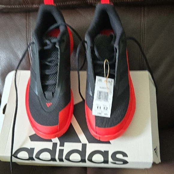 Adidas Black and Red Sneakers - Picture 9 of 11
